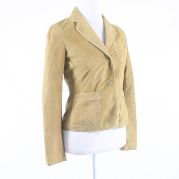 Kenneth Cole beige suede jacket XS - Picture 3 of 8